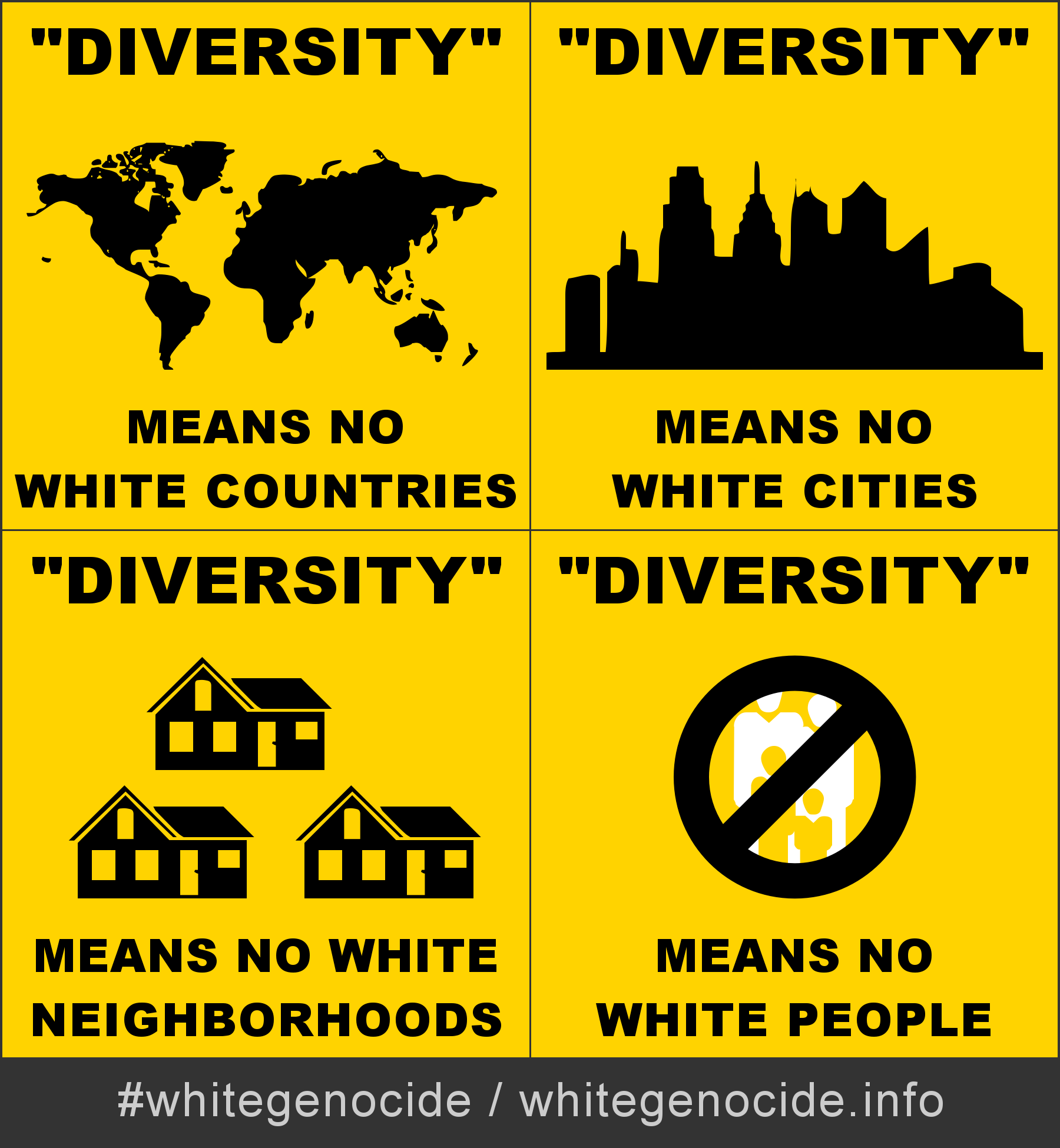 graphic - diversity means no white